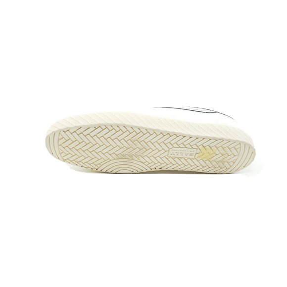 Bally Saffira White Silver Metallic Trim Leather Low Top Sneakers Womens US 9.5 - Picture 8 of 9